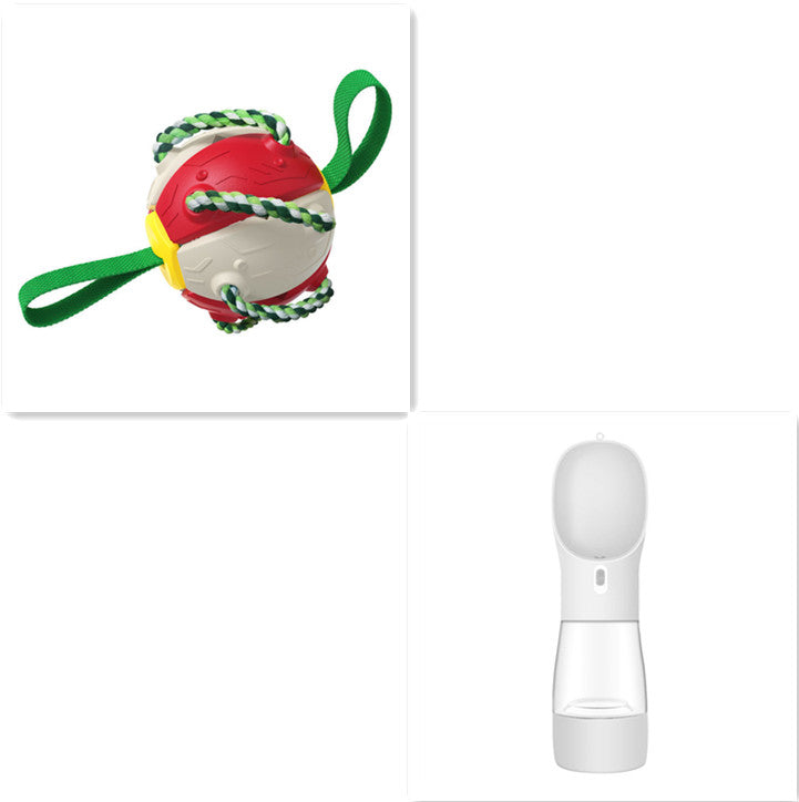 Interaktiver Hundefußball-Fußball mit Laschen